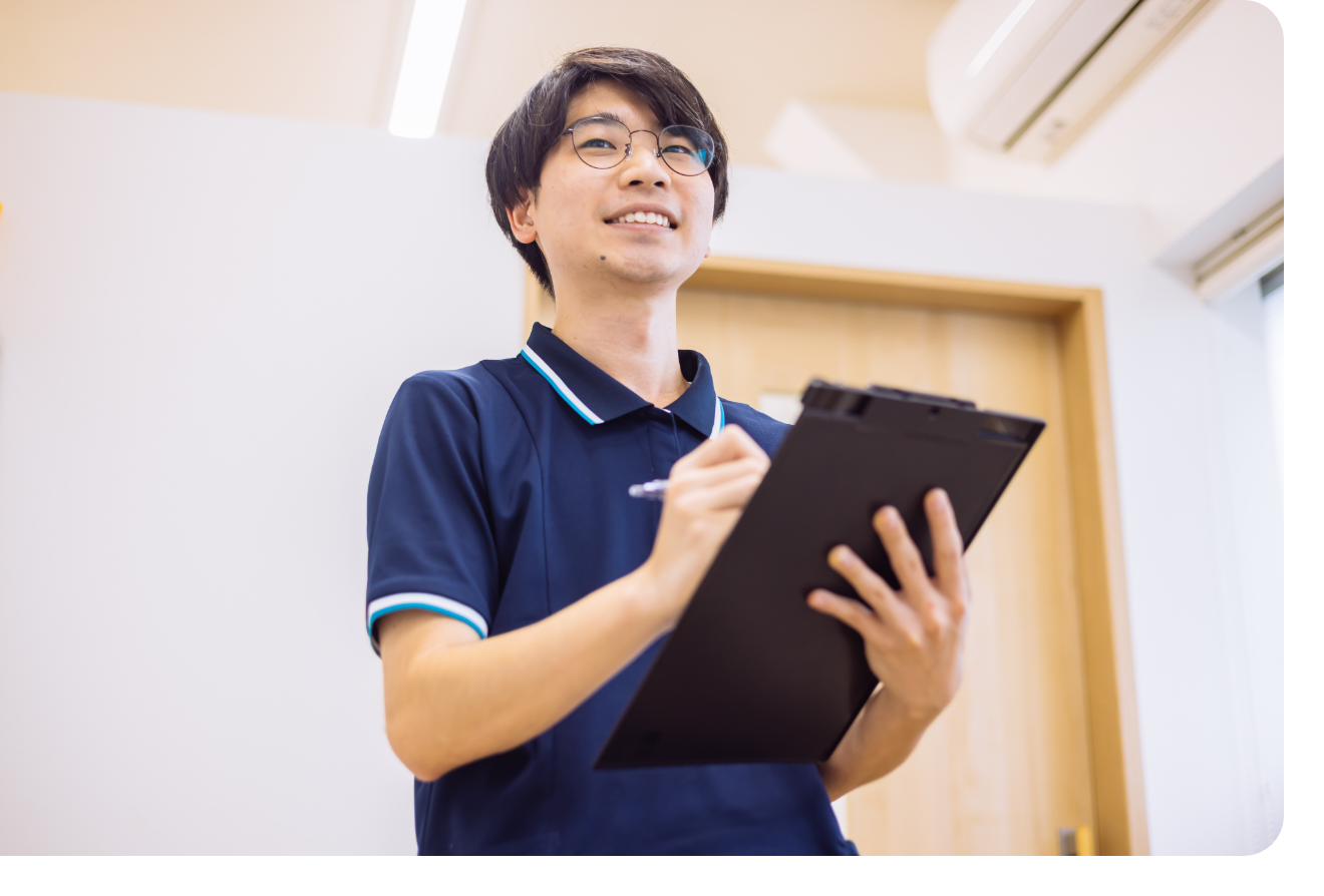 同じ方向を向いて歩む社員