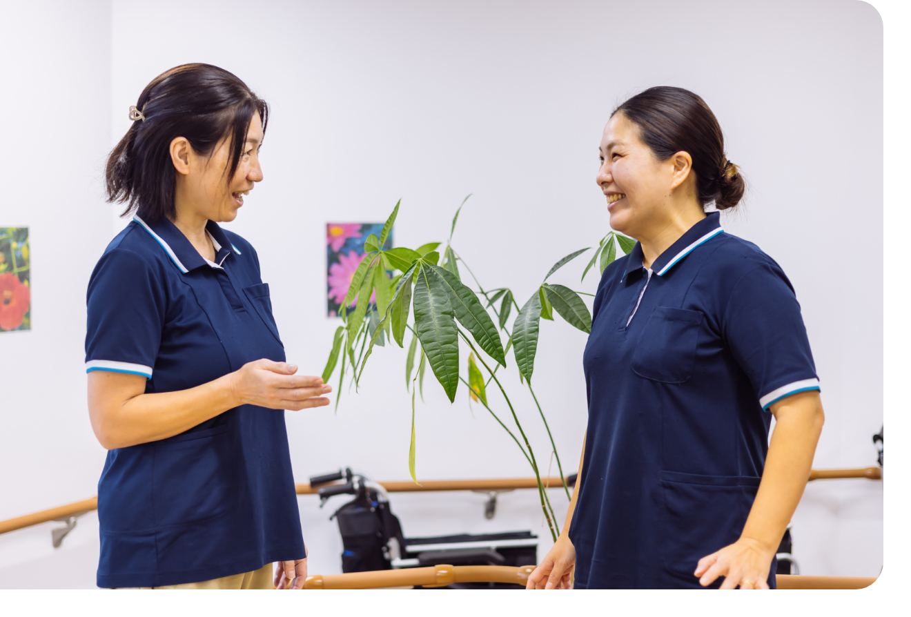 お互い助け合い、チームで見守る